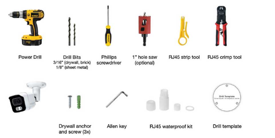 Bullet and Turret Camera Installation Guide