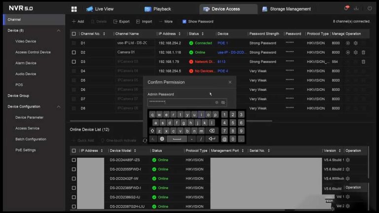 How to find your camera passwords on a Hikvision NVR